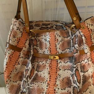 genuine leather! Orange-Cavalcant-made in Italy